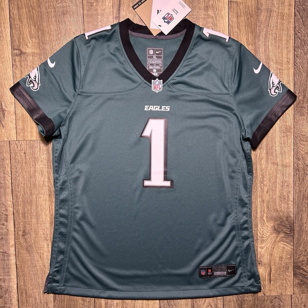 NWT Philadelphia Eagles Jalen Hurts Nike NFL Football Game Jersey Womens XL $130